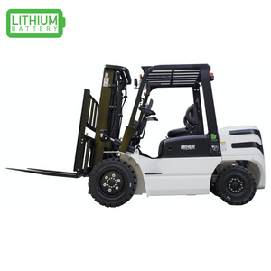 3.0 tons / 4.5 metros / Grúa Horquilla Eléctrica LITIO Marca Rher (Alemana)